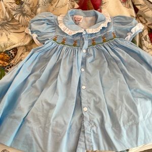 The Smocking Place bunny smocked dress
